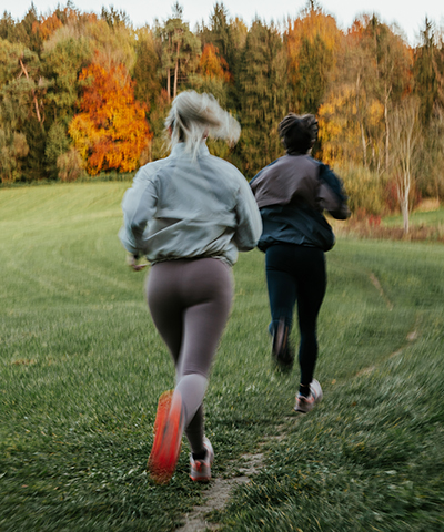 Laufbild durch den Wald