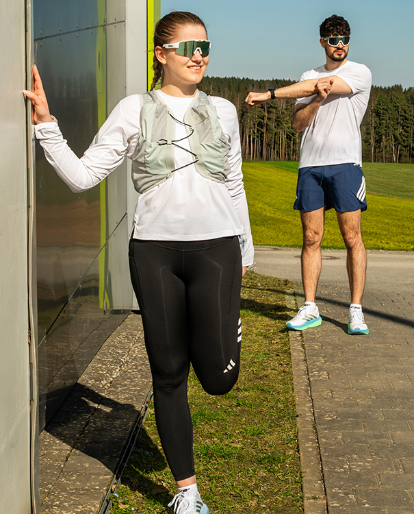 Running Couple im adidas Look