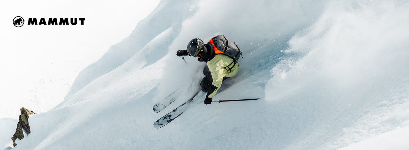 Freeride Abfahrt Bild von Mammut
